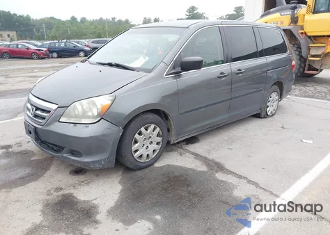 2007 Honda Odyssey Lx z USA, uszkodzony, nr VIN 5FNRL38247B119042